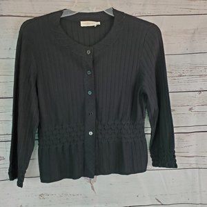 Tory Burch cardigan Black XL EUC